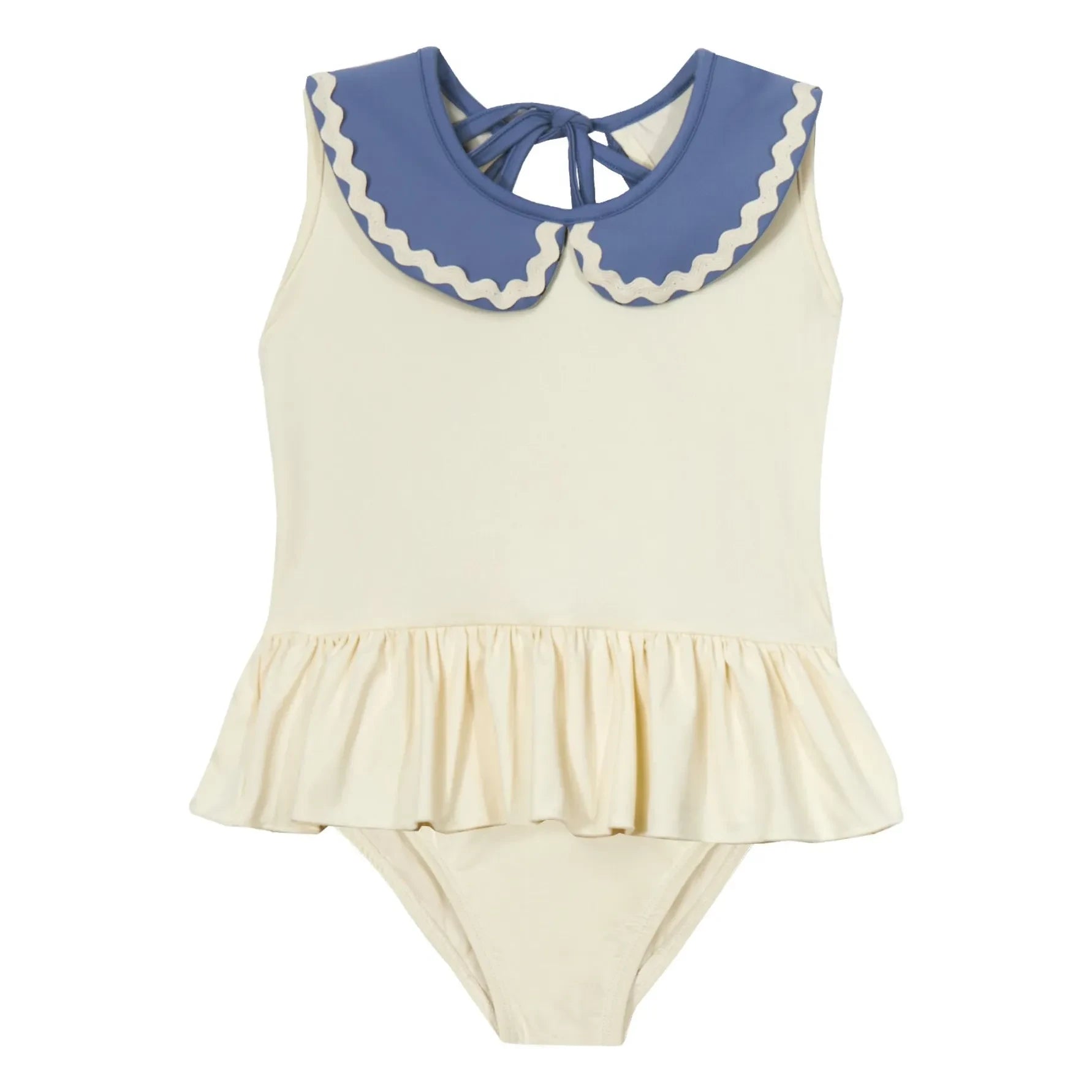 Mipounet - Claudine Collar Swimsuit Olie | Blue