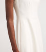 NOMADISSEM White Wool-Blend Midi Dress