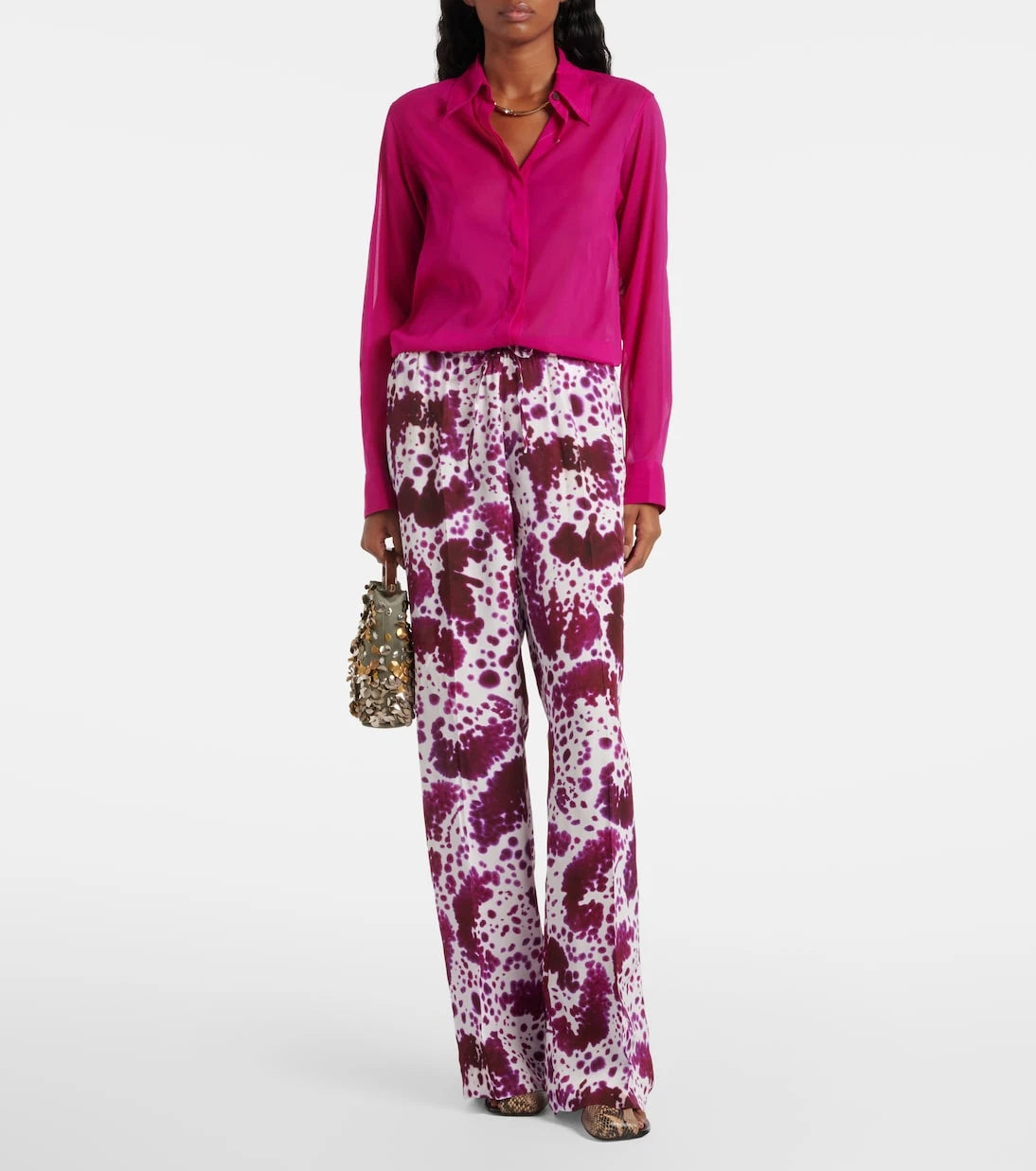 Dries Van Noten - Silk-blend shirt