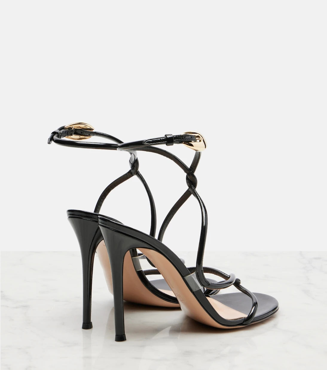Gianvito Rossi - Jungle Mamba leather sandals