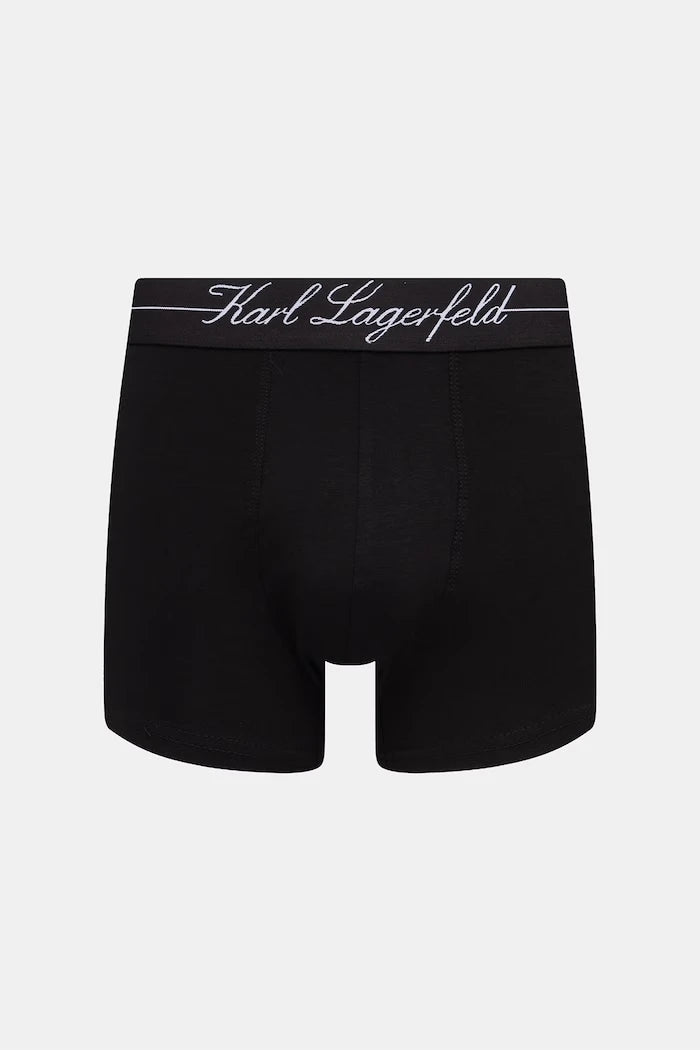 Karl Lagerfeld erkek pamuk ve elastanlı dar boxer 3'lü