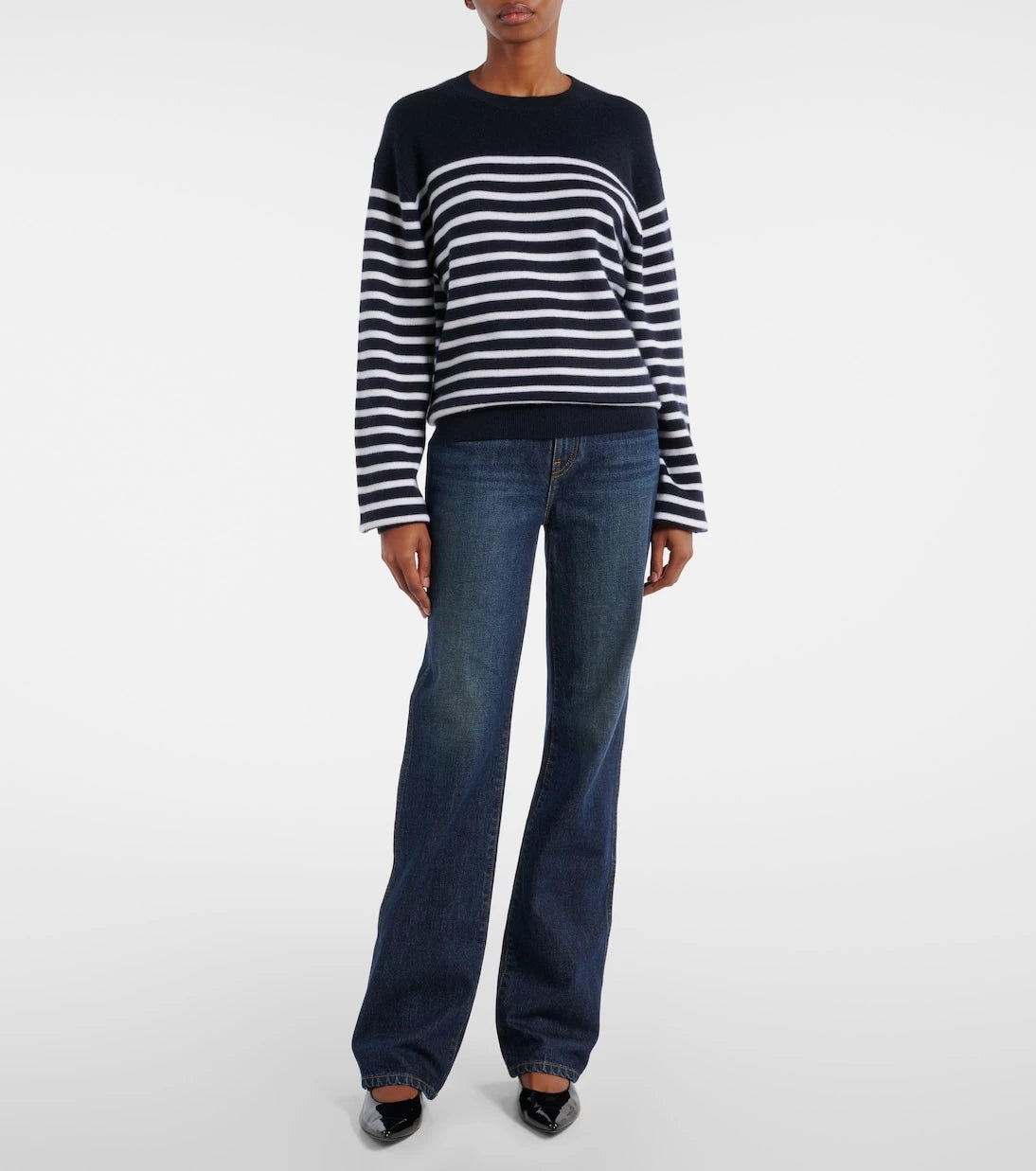 Khaite - Viola striped cashmere-blend sweater