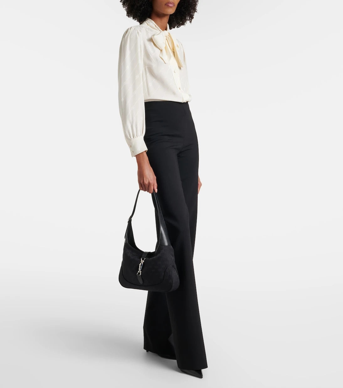Gucci - Gucci Jackie 1961 Small canvas shoulder bag