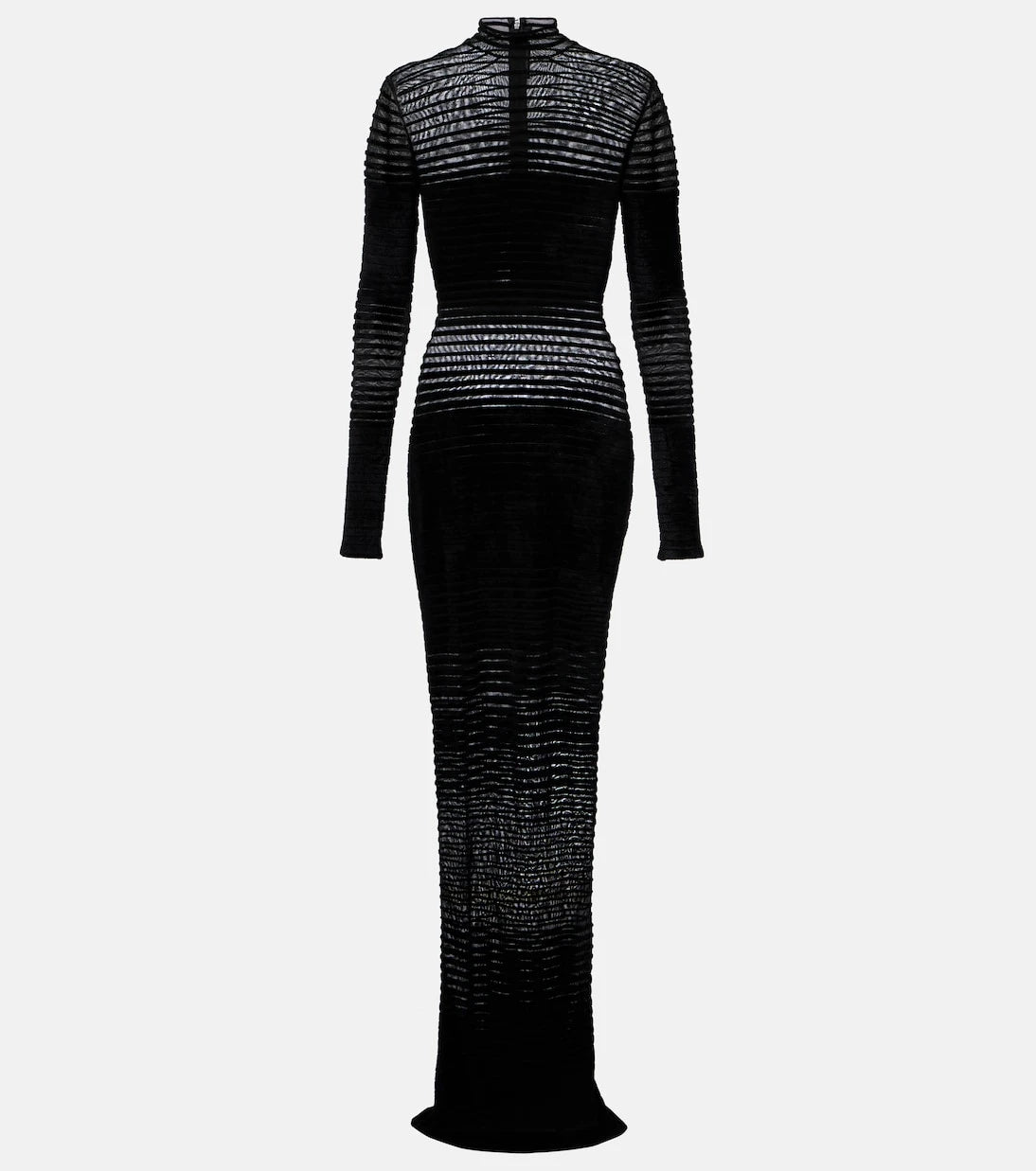 Mugler - re/edit semi-sheer gown