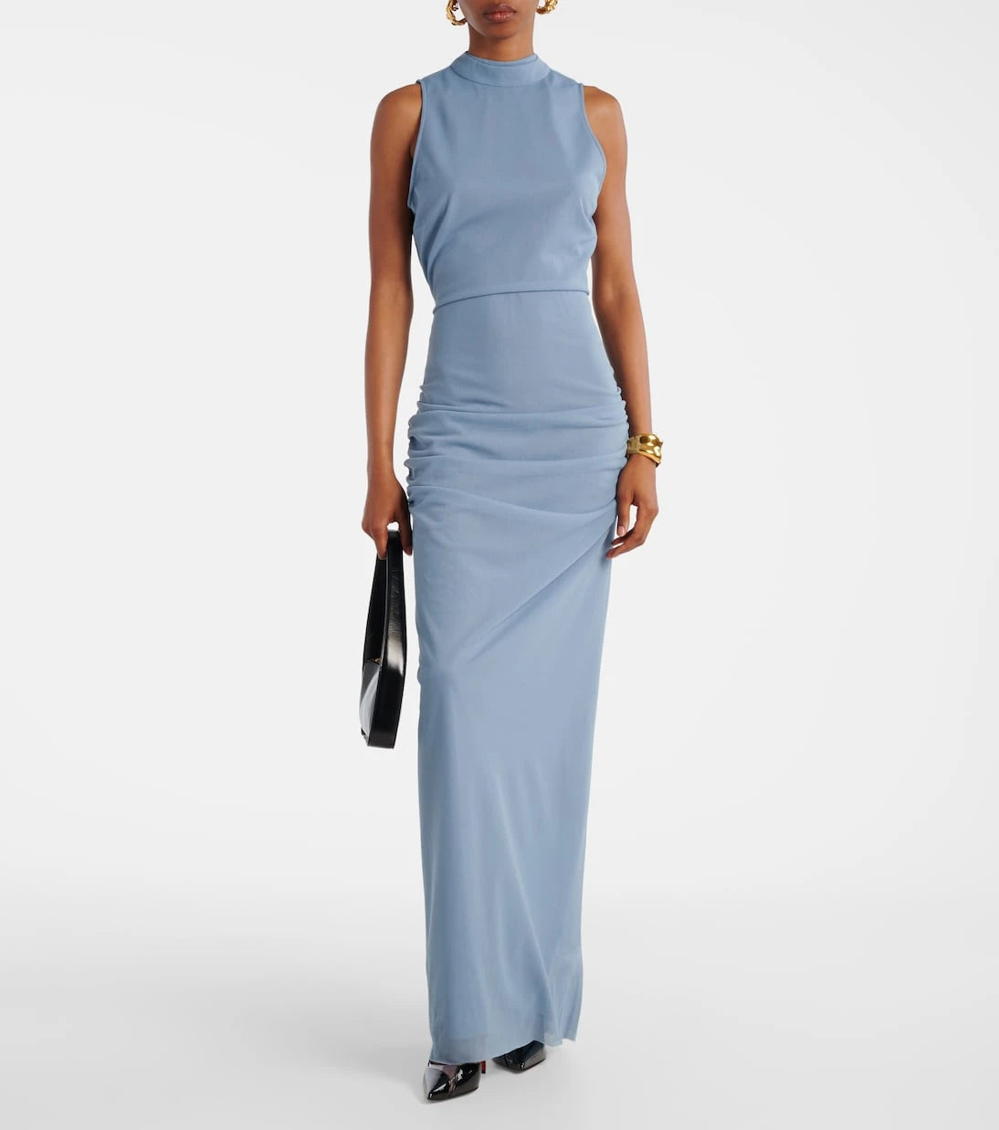 SIR - Ruby open-back semi-sheer cocktail dress