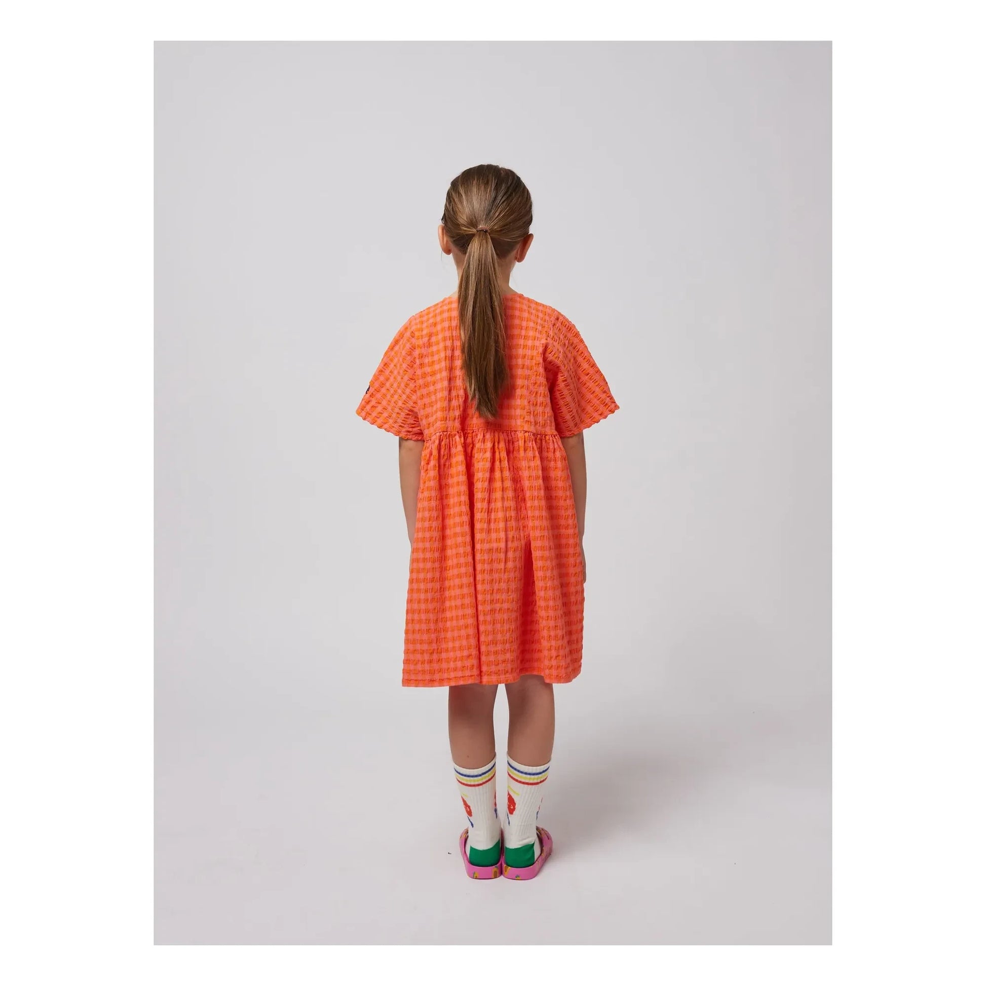 Bobo Choses - Gingham dress | Coral