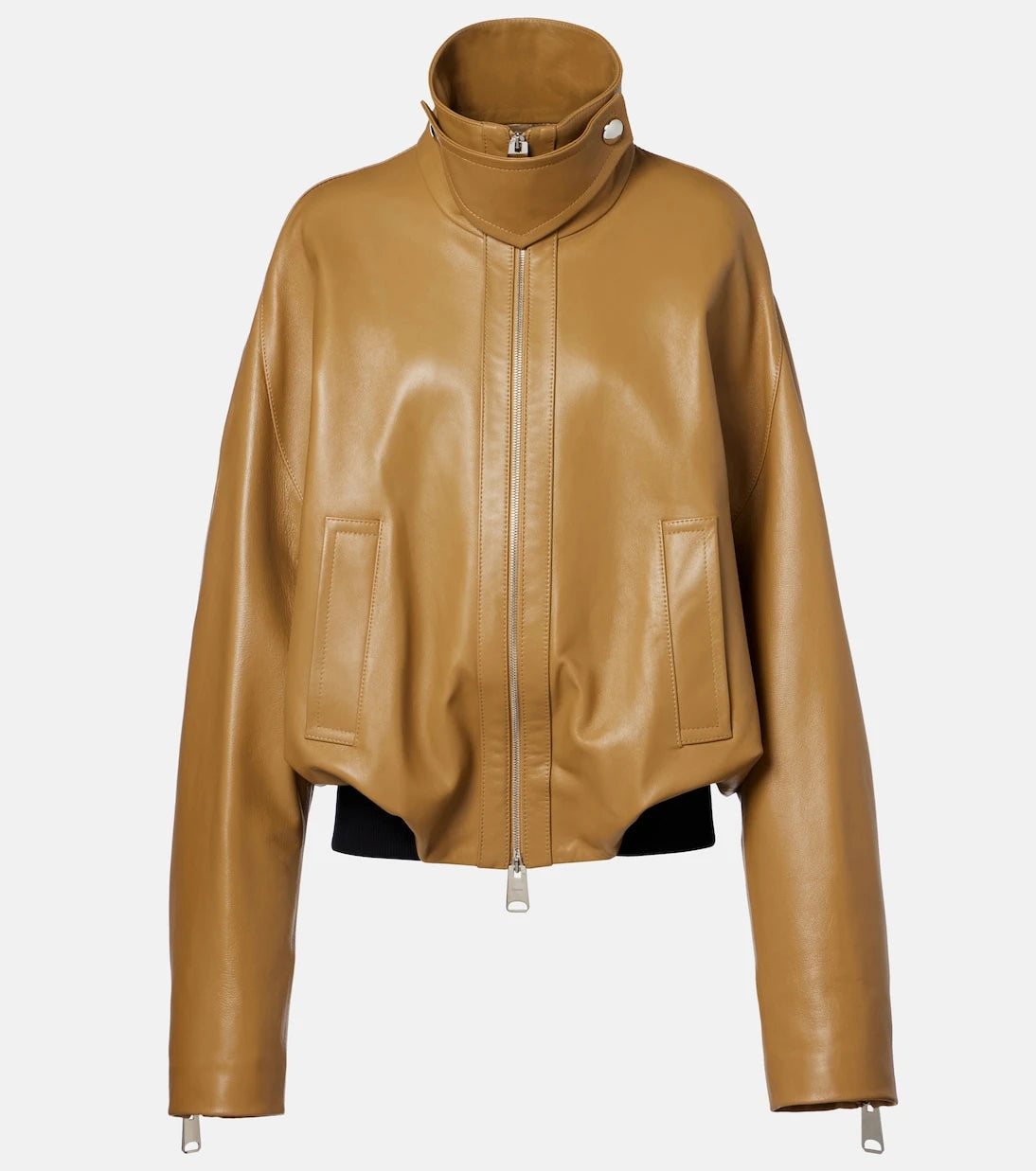 Khaite - Oversized leather jacket