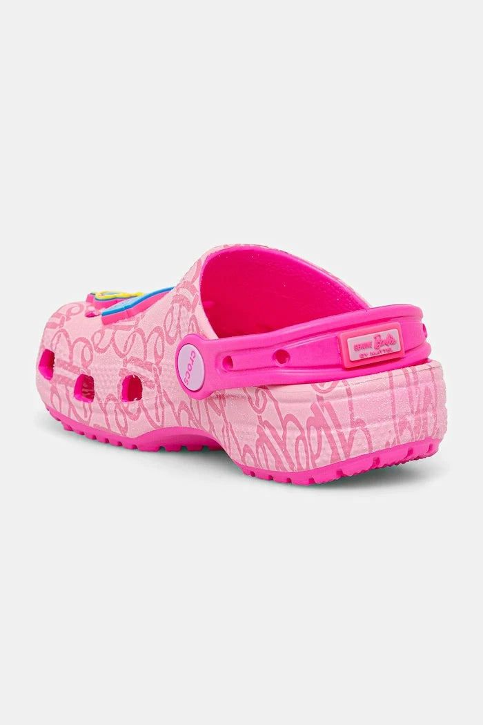 Детски чехли Crocs CROCS CLASSIC MATTEL PINK BARBIE CLOG
