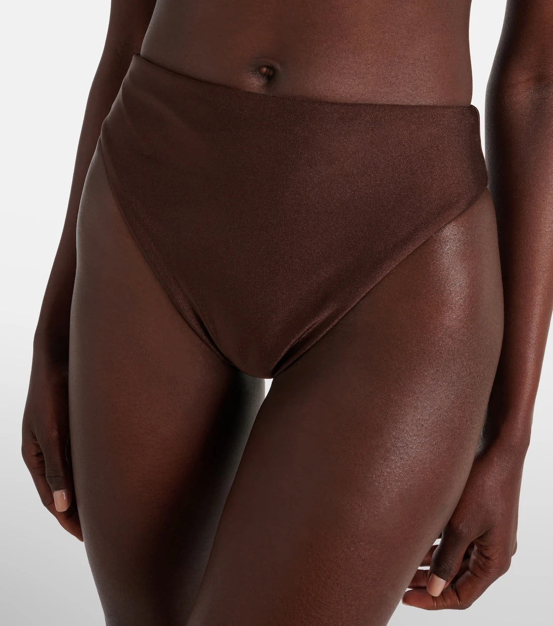 Jade Swim - Incline high-rise bikini bottoms
