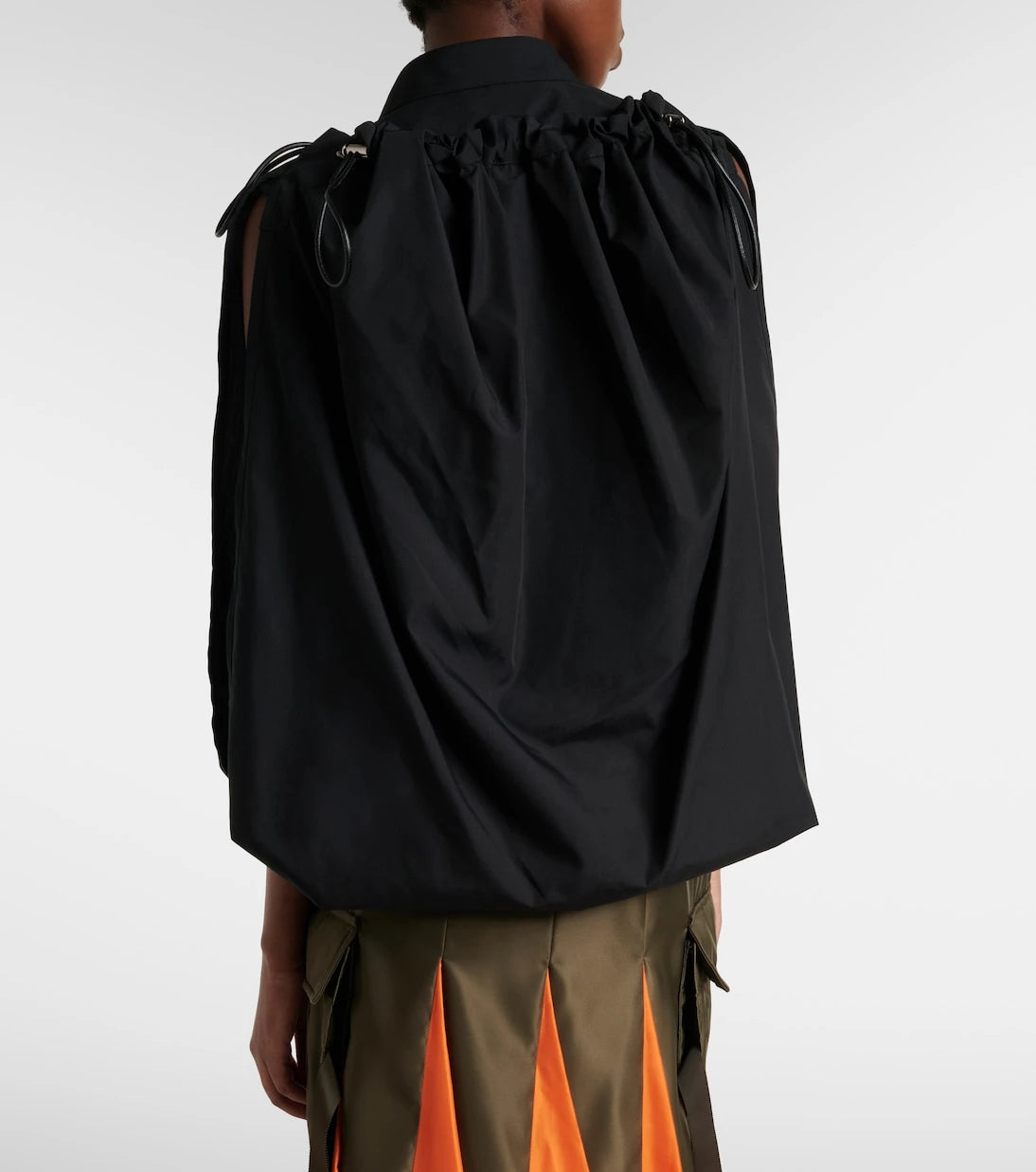 Sacai - Gathered shirt