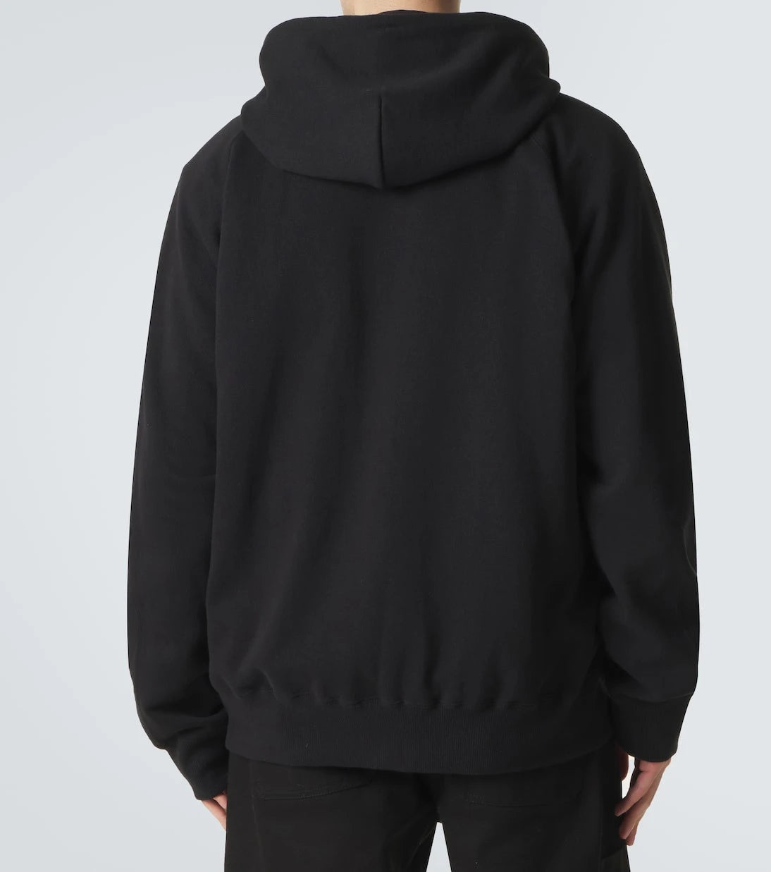 Sacai - هودي من القطن والجرسي من كارها وت