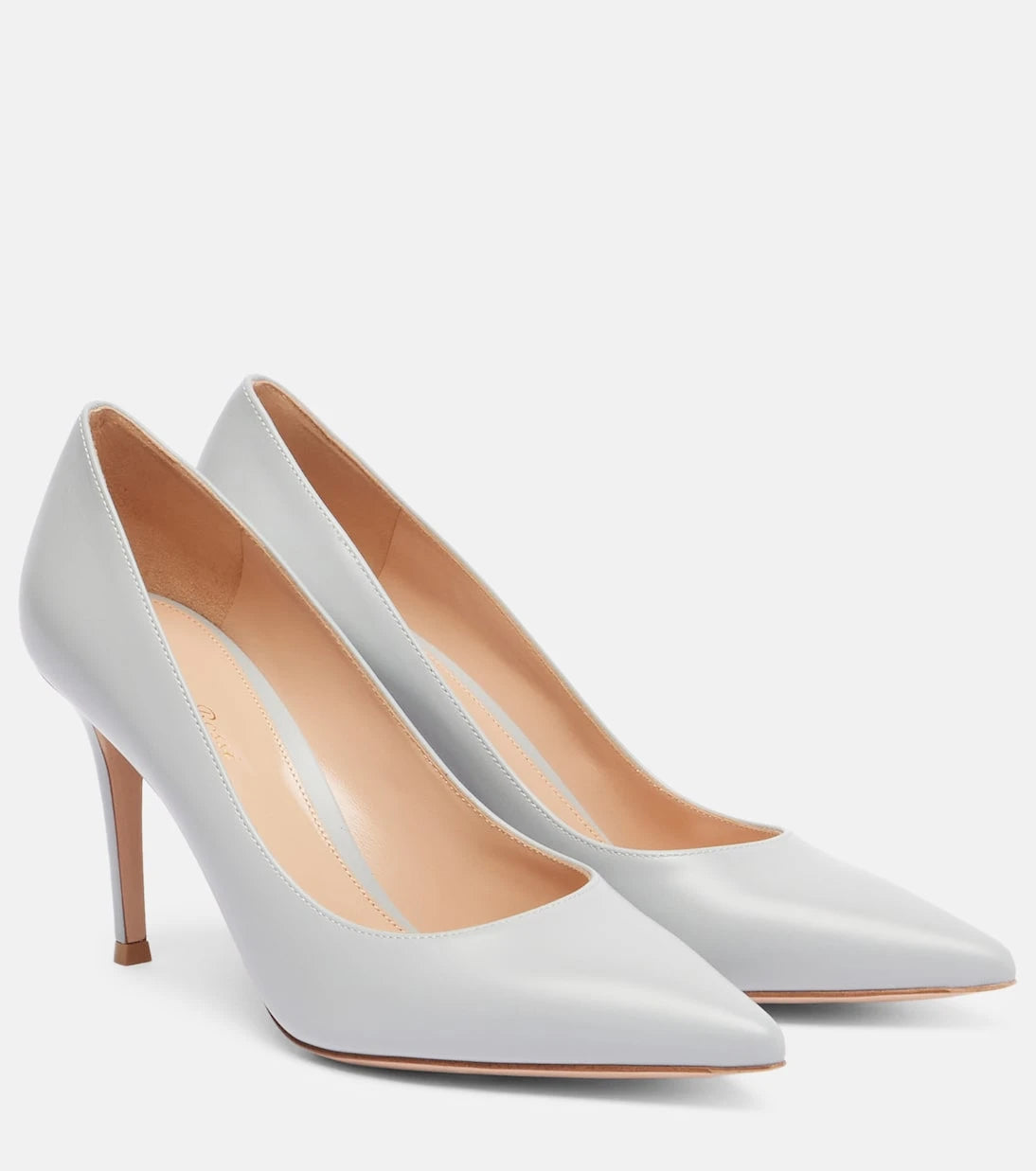 Gianvito Rossi - حذاء جيانفيتو 85 الجلدي بكعب عالٍ
