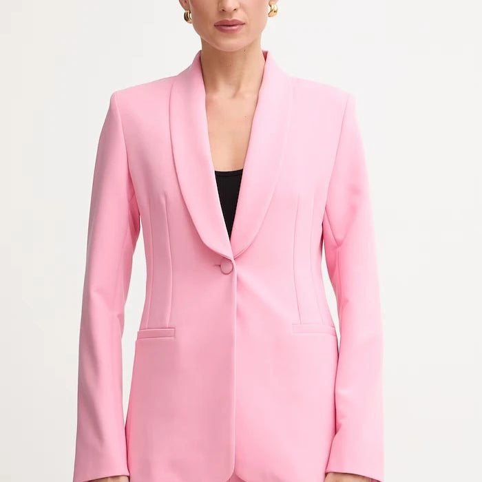 Morgan tek düğmeli kadın viskon blazer ceket