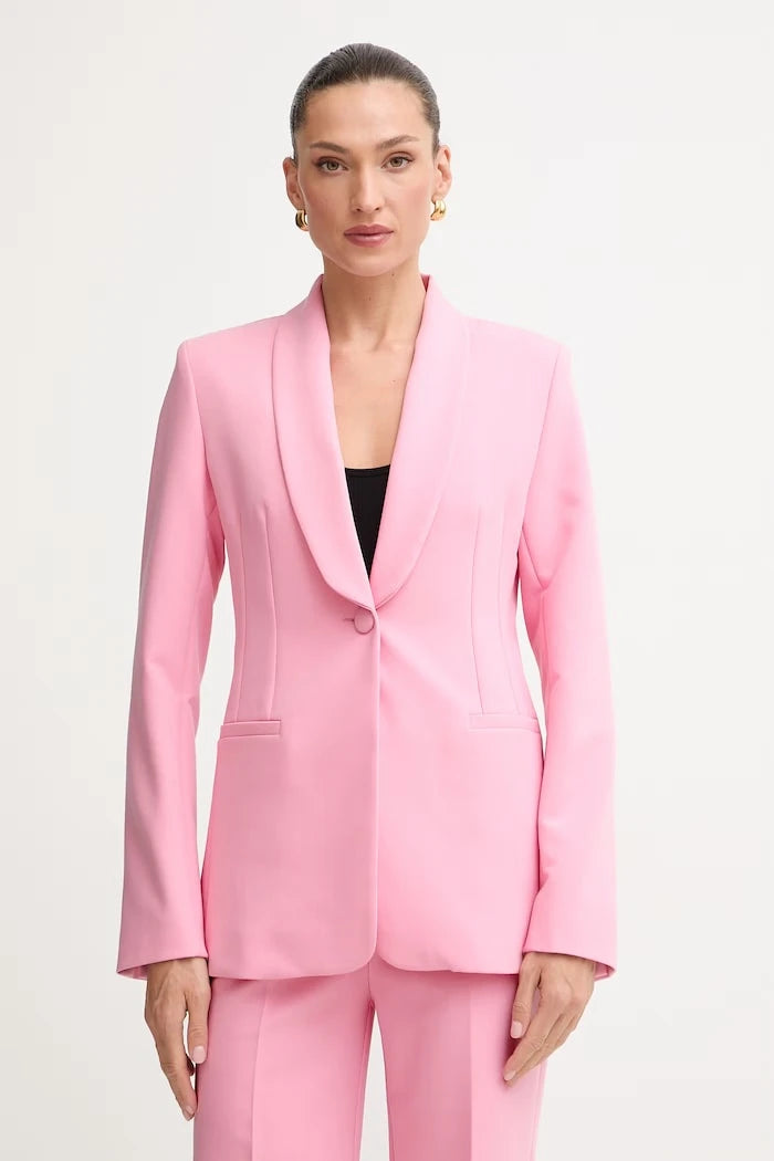Morgan tek düğmeli kadın viskon blazer ceket