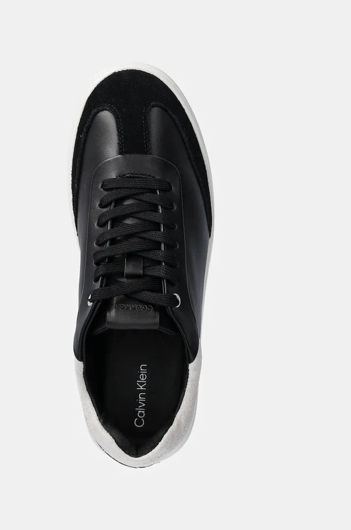 Кожени маратонки Calvin Klein LP CUPSOLE LACE UP LTH MIX