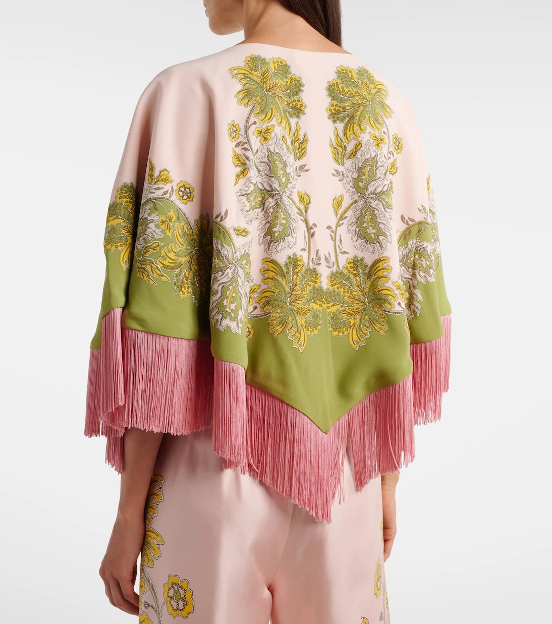 La DoubleJ - Swathe Placée reversible satin poncho