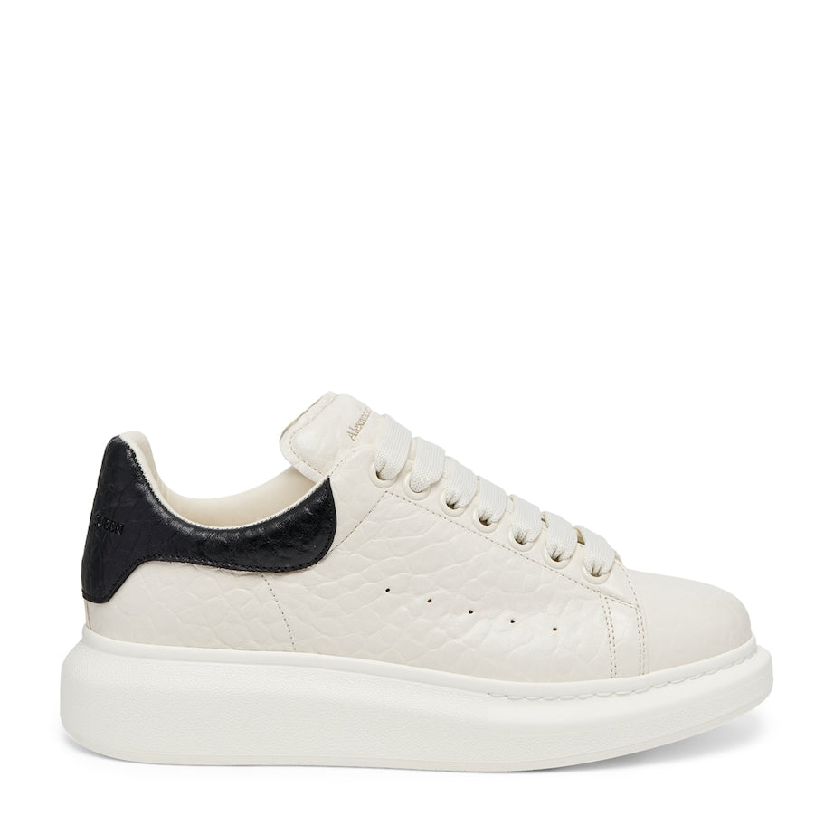 White Leather Oversized Sneakers
