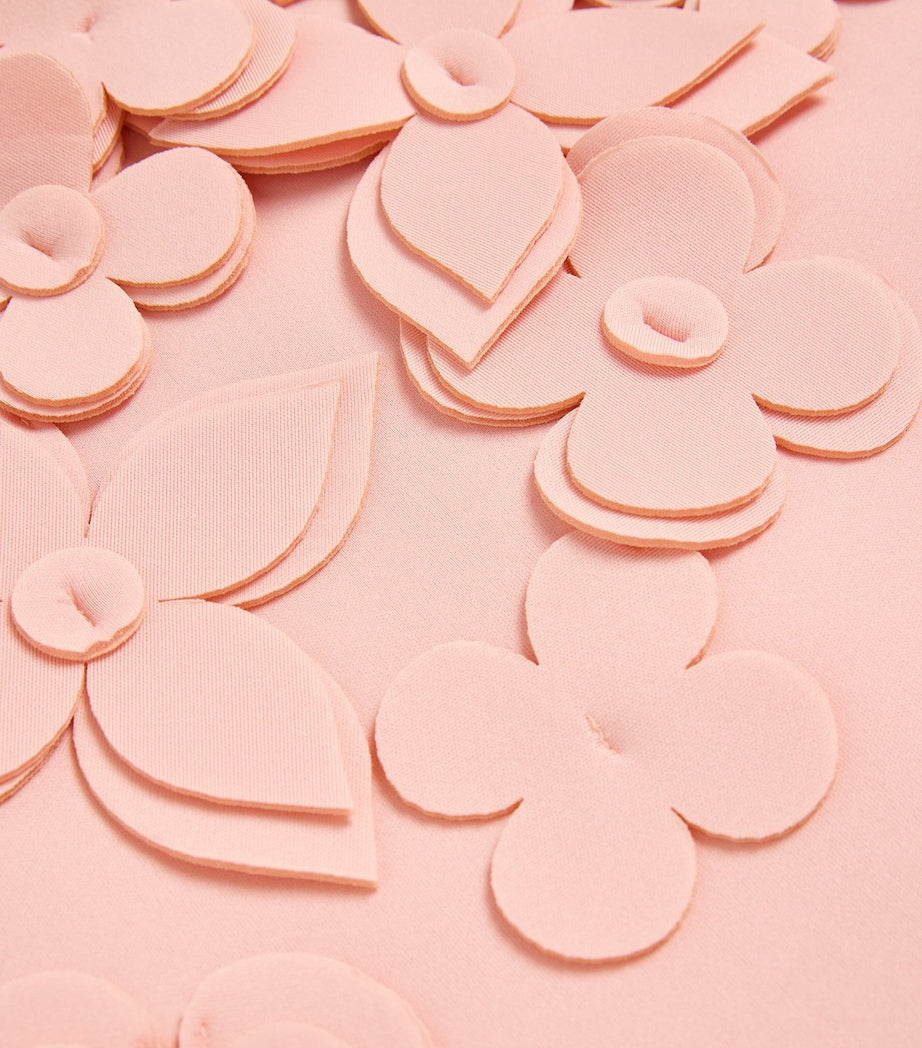 JESSIE AND JAMES Pink Floral Appliqué Willow Dress (4-14 Years)