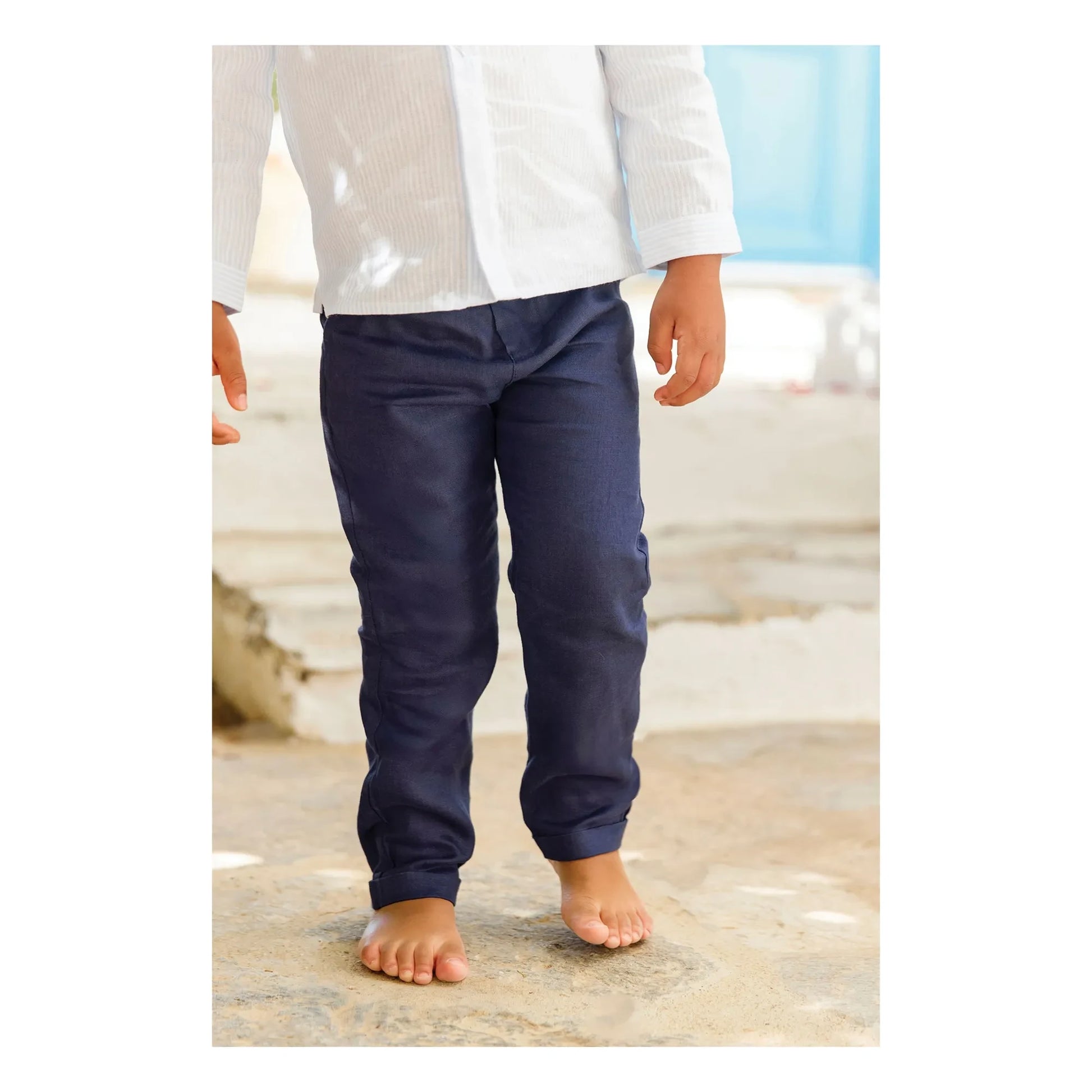 Tartine et Chocolat - Pocket pants | Sea blue