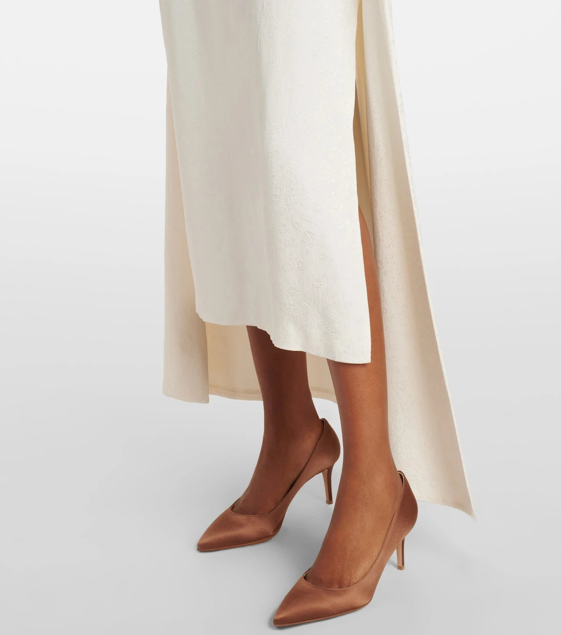 Markarian - Felice caped jacquard midi dress