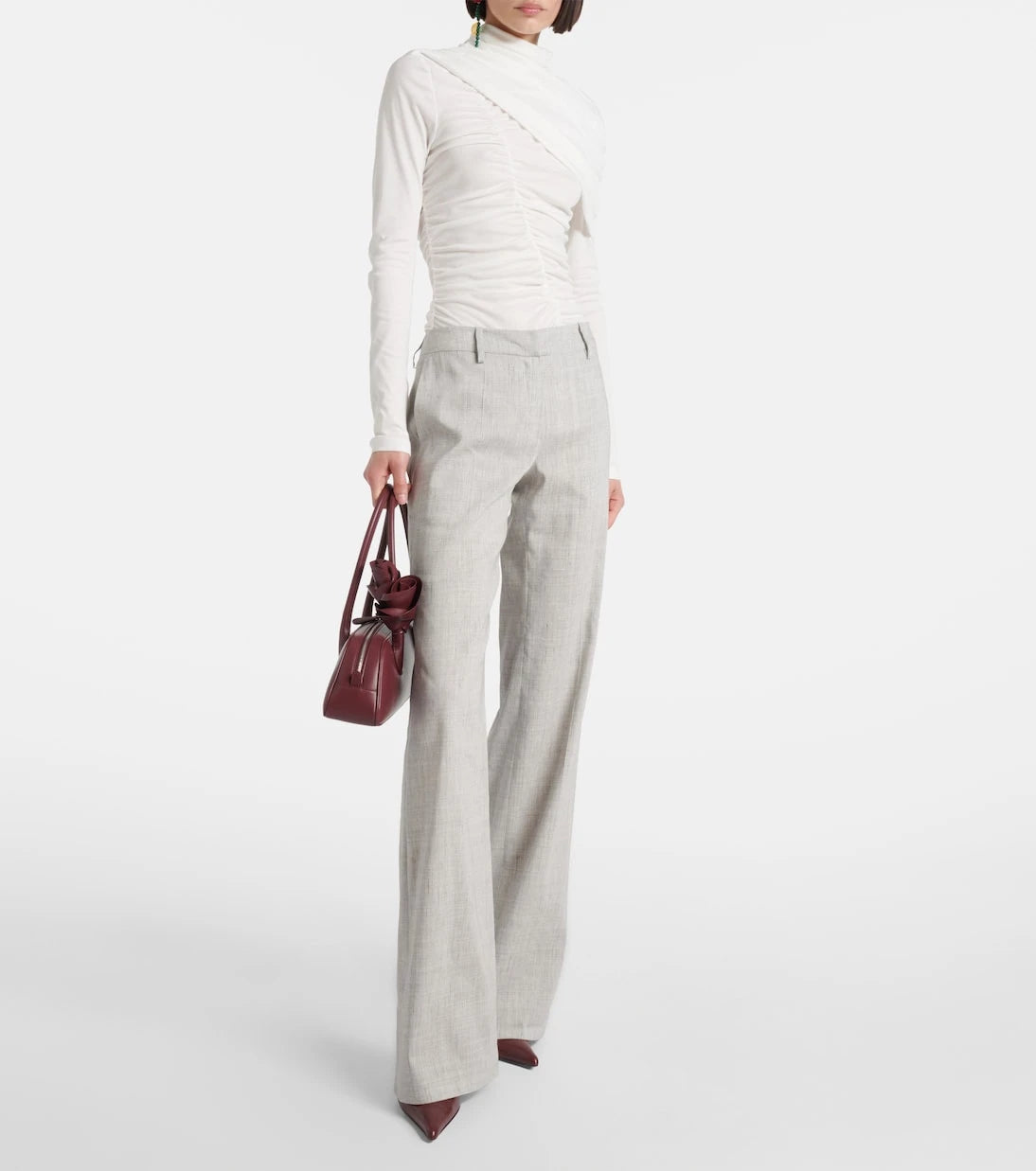 Magda Butrym - Draped cotton blouse