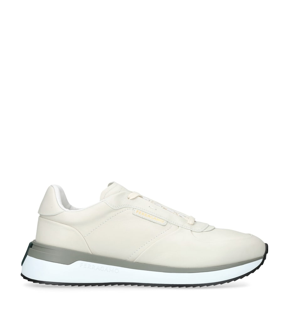 Salvatore Ferragamo Leather Low-Top Sneakers