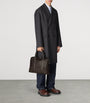 Slim Leather Intrecciato Briefcase
