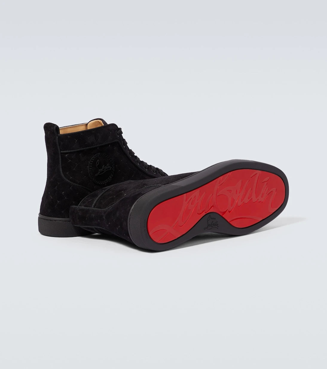 Christian Louboutin - Louis suede high-top sneakers