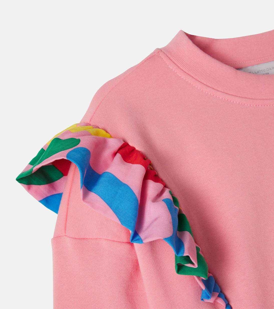 Stella McCartney Kids - Ruffled cotton jersey sweatshirt