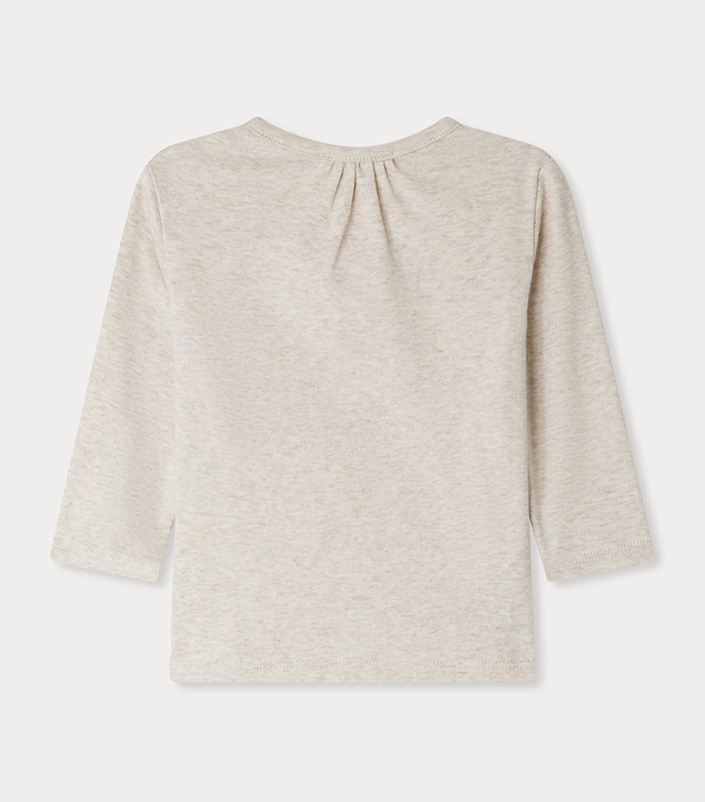 Cotton Long-Sleeve Bird T-Shirt (6-18 Months)