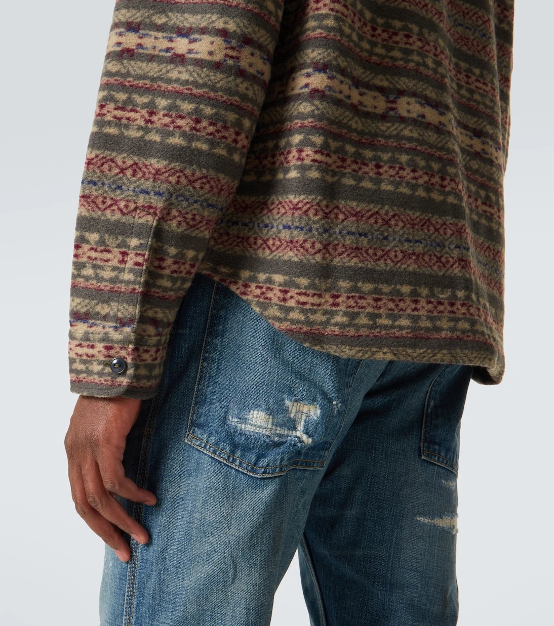 RRL - Hector wool-blend overshirt