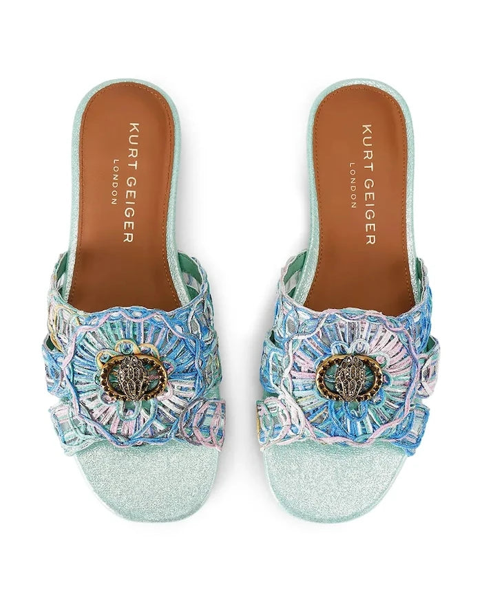 Kurt Geiger London Chelsea Woven Flat Sdl Kadın Terlik