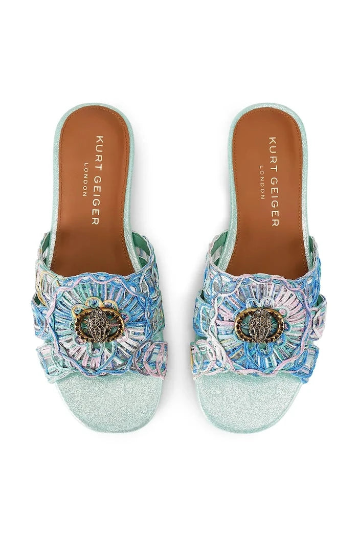 Kurt Geiger London Chelsea Woven Flat Sdl Kadın Terlik