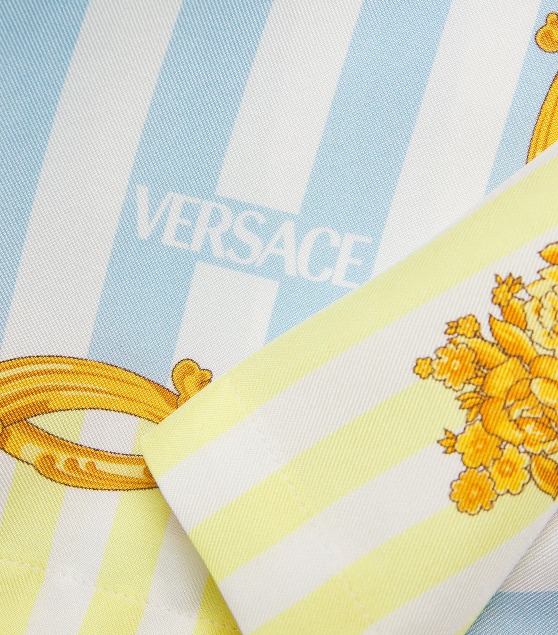 Versace Kids Silk Barocco Pinstripe Shorts (1-5 Years)