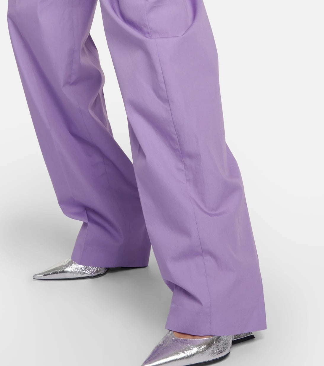 The Attico - Jagger high-rise wide-leg pants