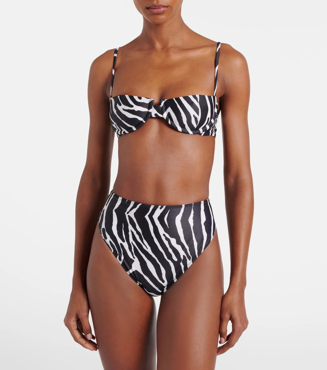 Same - Zebra-print bikini top