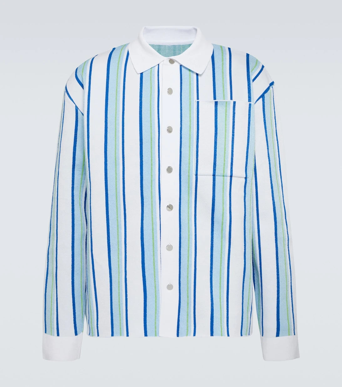 Jacquemus - La Chemise Maille Polo striped shirt