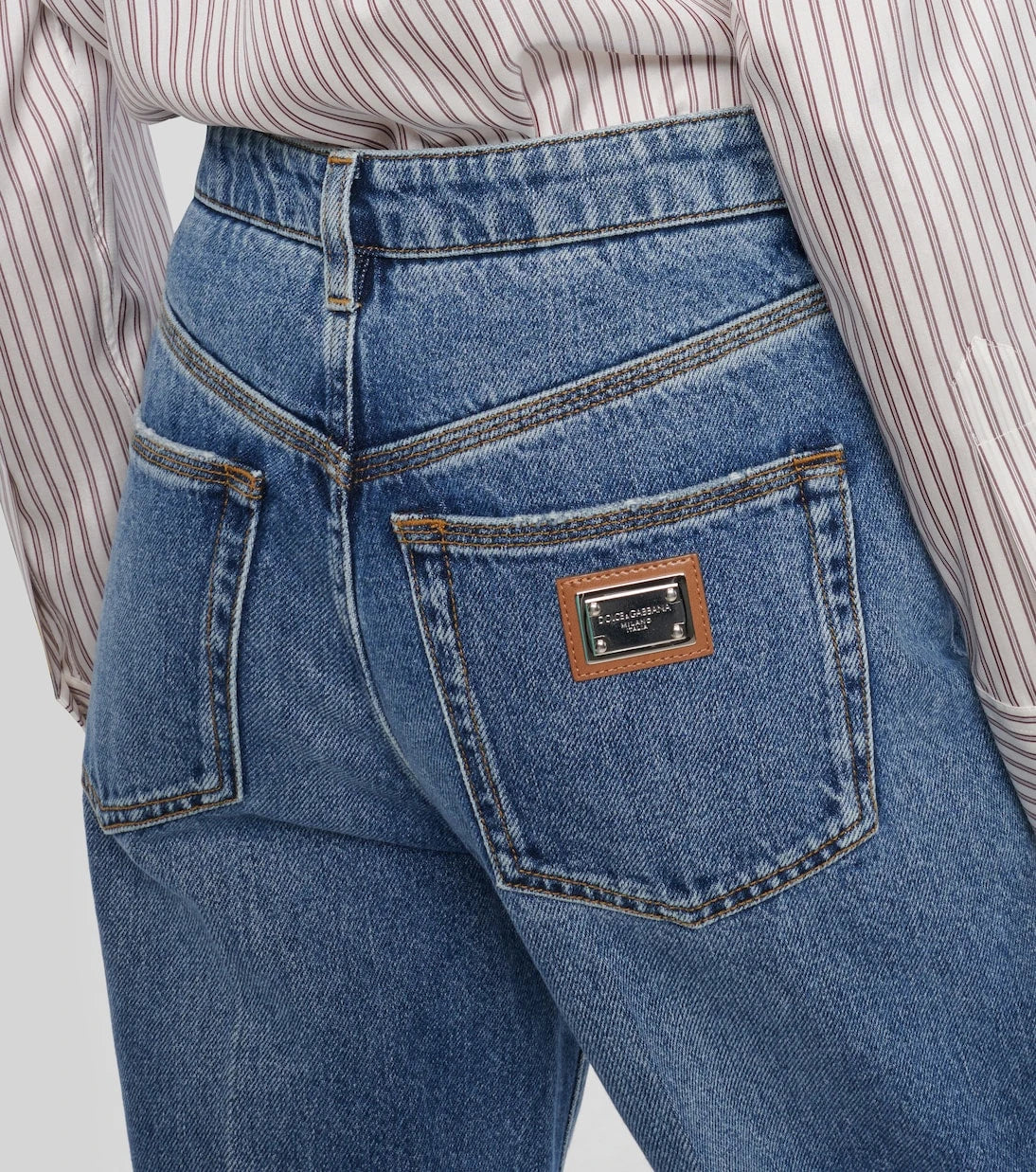 Dolce&Gabbana - High-rise straight jeans