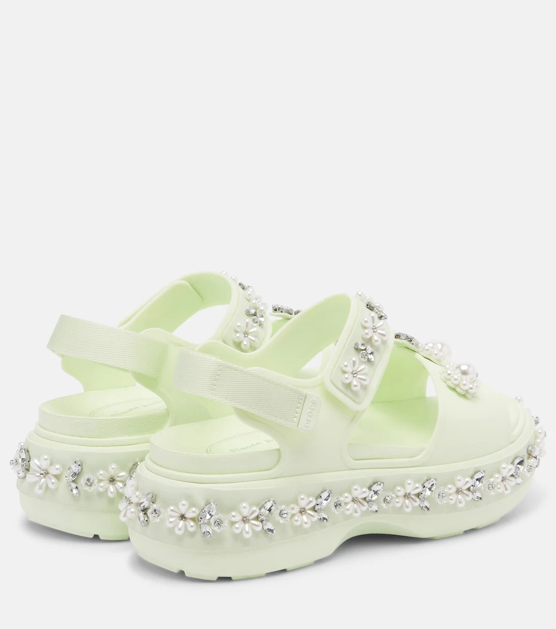Simone Rocha - x Crocs embellished platform sandals