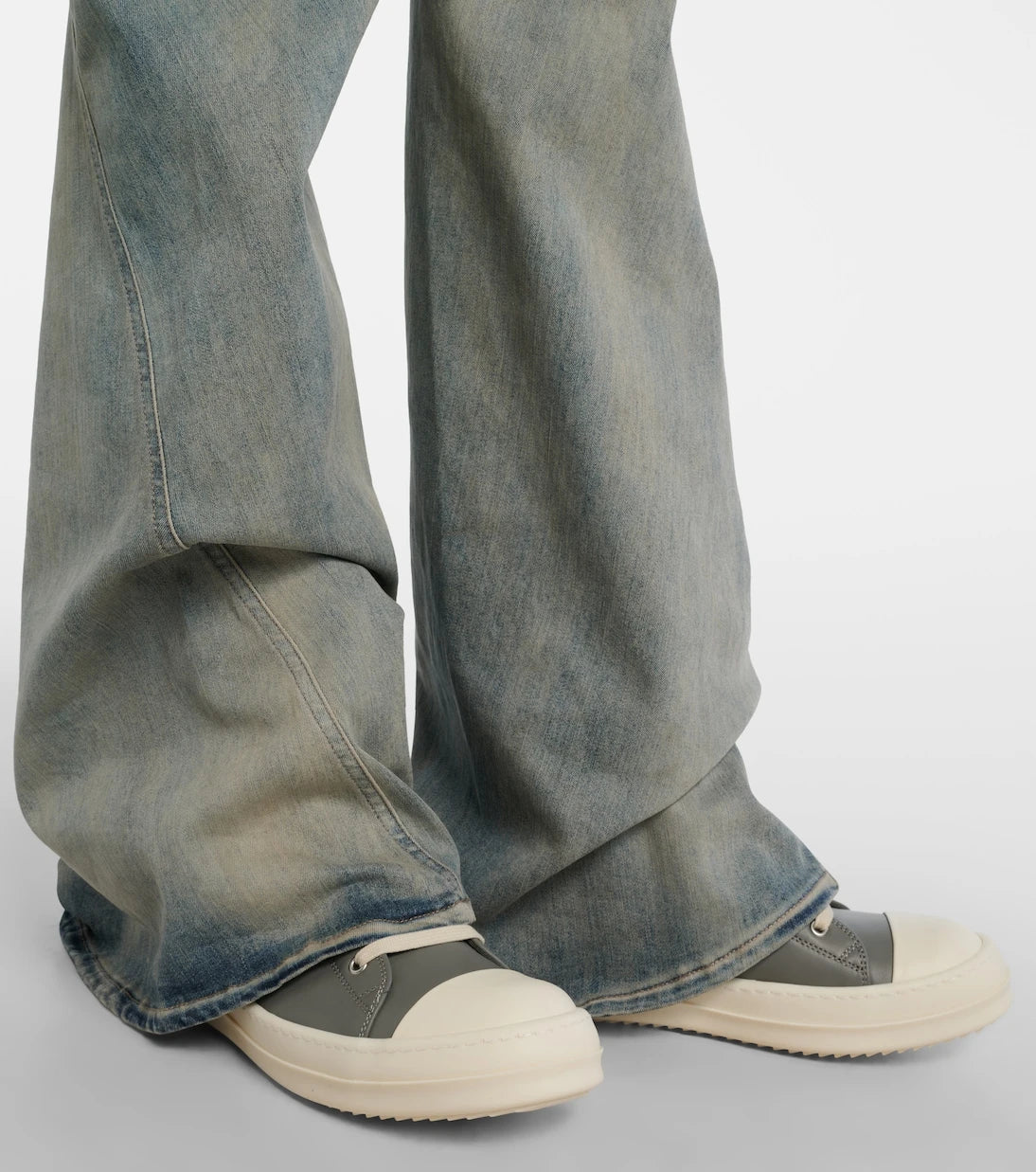 Rick Owens - Leather high-top sneakers