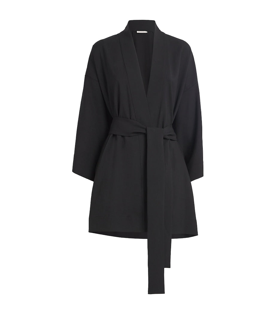 CAMILLA AND MARC Black Lincoln Robe Dress