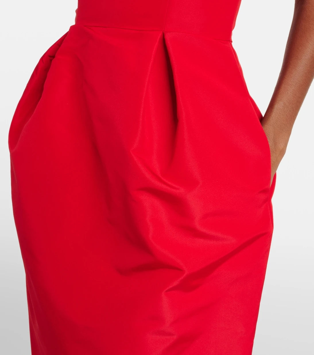 Carolina Herrera - Off-shoulder silk maxi dress