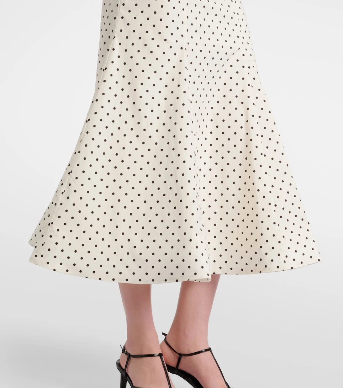 Rotate - Amadelle cotton-blend midi dress