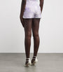 Purple Silk Orchidee Shorts
