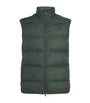 Fred Perry Green Padded Logo GIlet