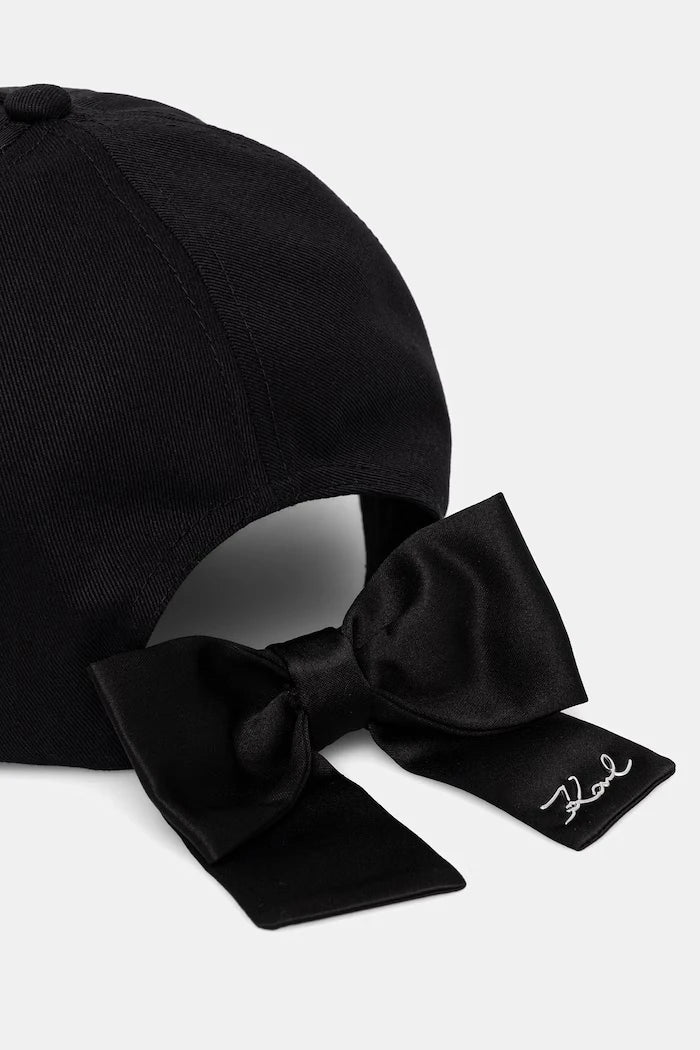 Karl Lagerfeld kadın pamuklu siperlikli şapka K/SIGNATURE
