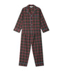 Cotton Plaid Pyjama Set (4-8 Years)