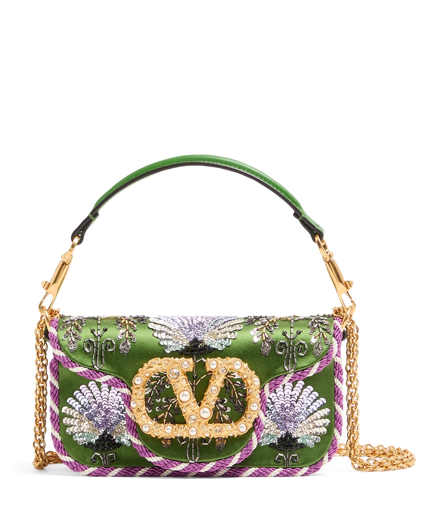 Small Embellished Locò Shoulder Bag
