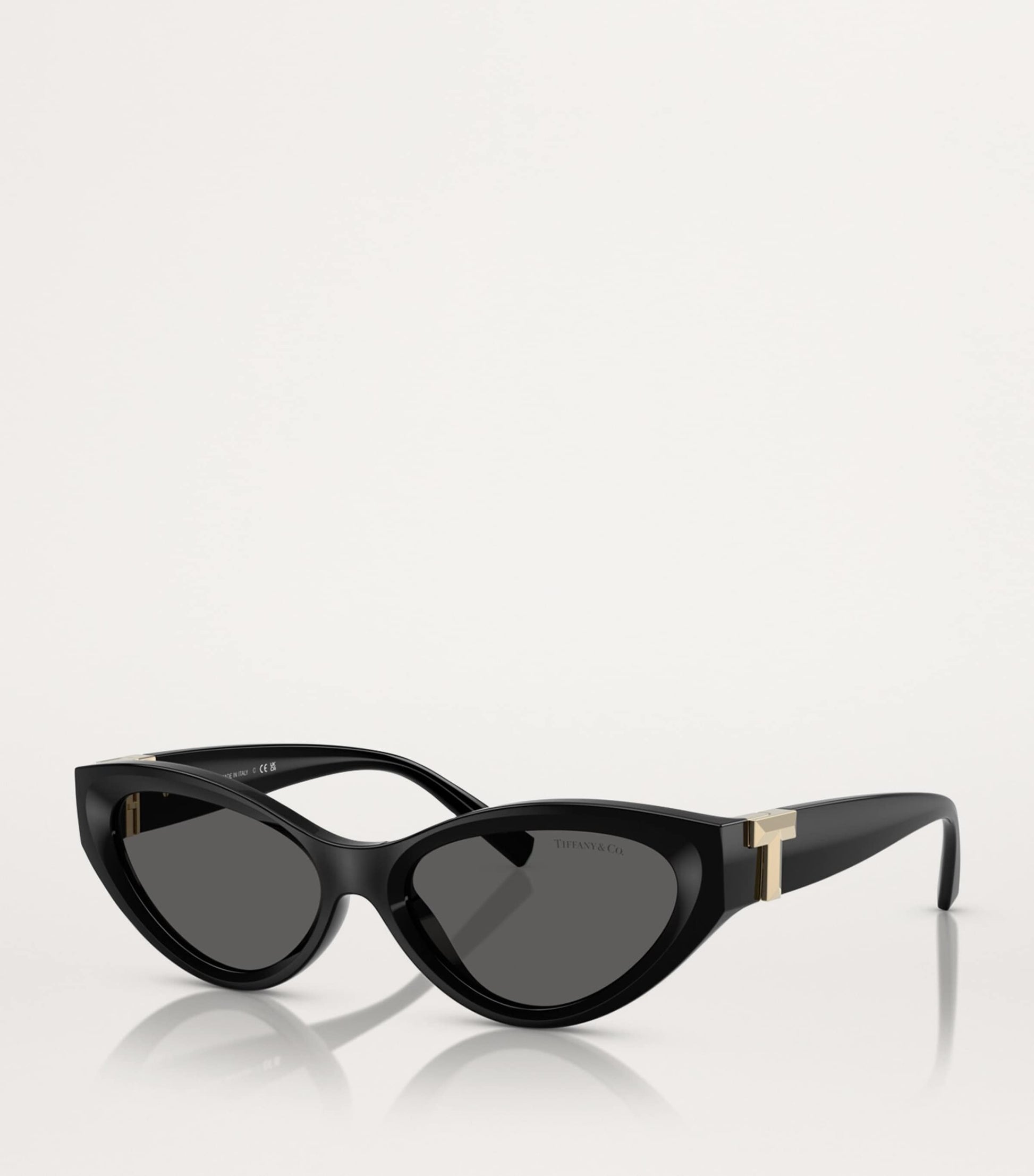 Tiffany & Co. Black Acetate Cat-Eye Sunglasses