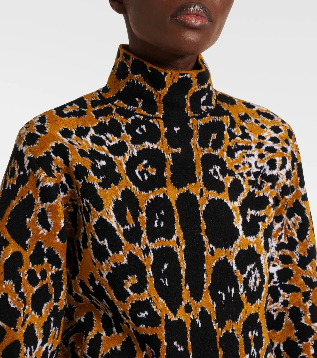Alaïa - Leopard jacquard sweater